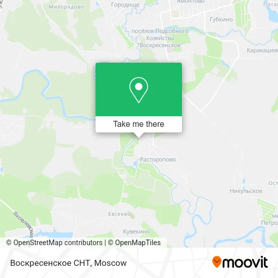 Воскресенское СНТ map