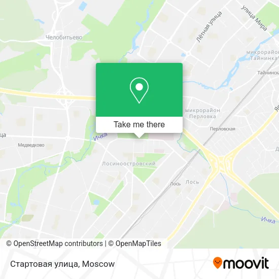 Стартовая улица map