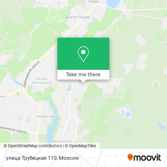 улица Трубецкая 110 map