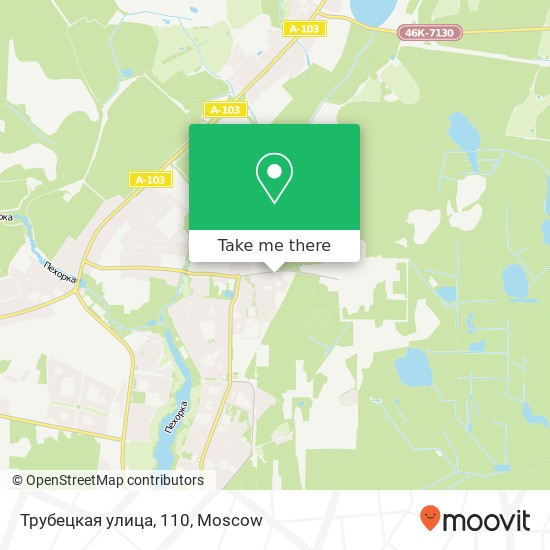 Трубецкая улица, 110 map