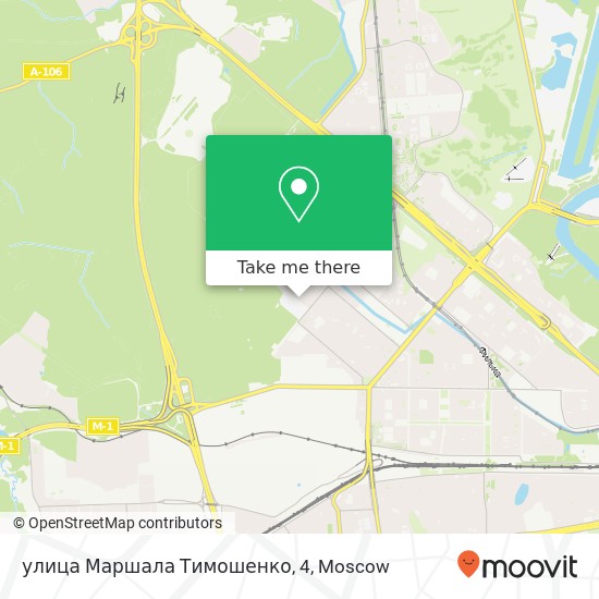 улица Маршала Тимошенко, 4 map