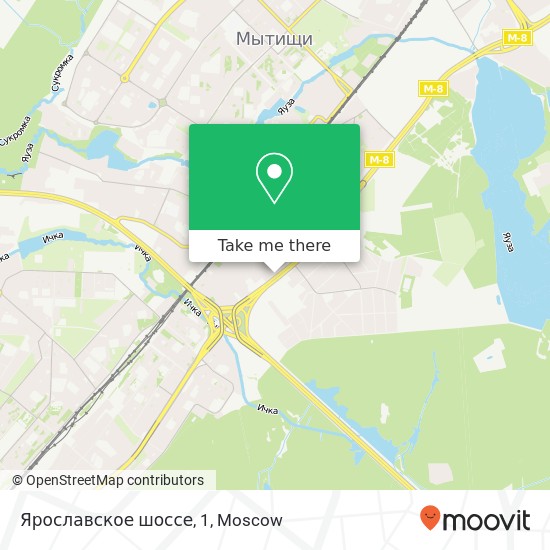 Ярославское шоссе, 1 map