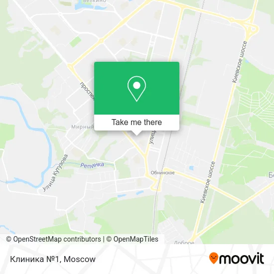 Клиника №1 map