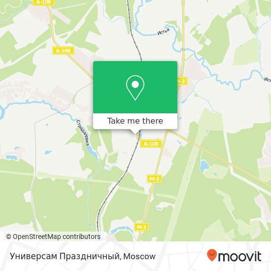 Универсам Праздничный map