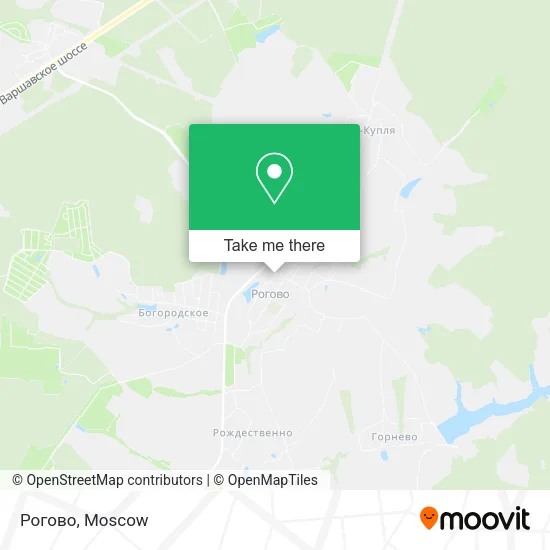 Рогово map
