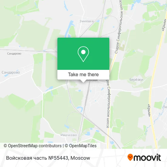 Войсковая часть №55443 map