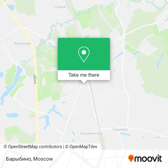 Барыбино map