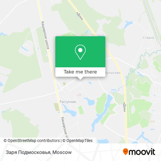 Заря Подмосковья map
