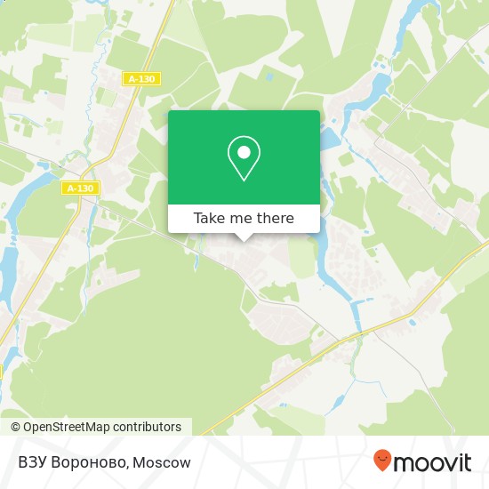 ВЗУ Вороново map