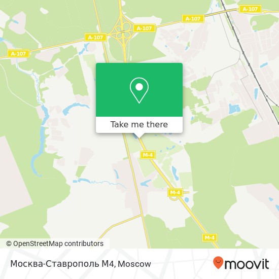 Москва-Ставрополь М4 map