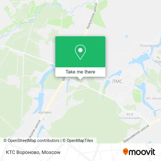 КТС Вороново map