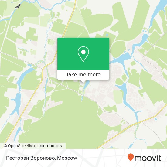 Ресторан Вороново map