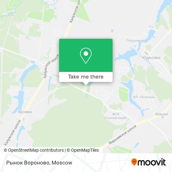 Рынок Вороново map