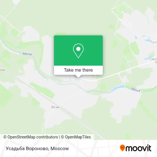 Усадьба Вороново map