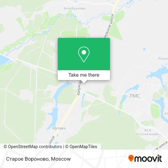 Старое Вороново map