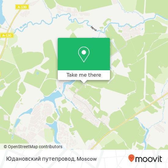 Юдановский путепровод map