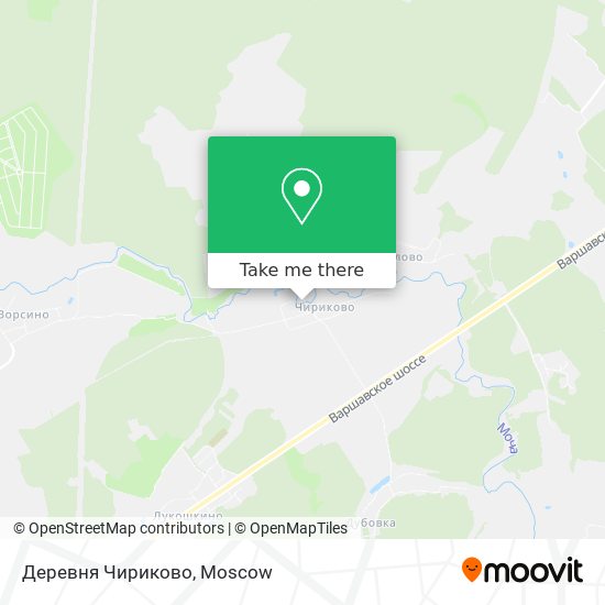 Деревня Чириково map