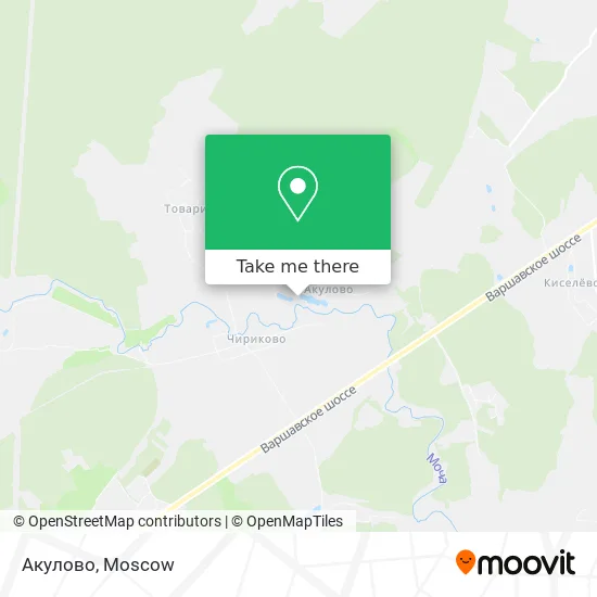 Акулово map