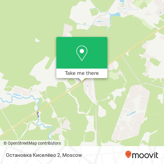 Остановка Киселёво 2 map