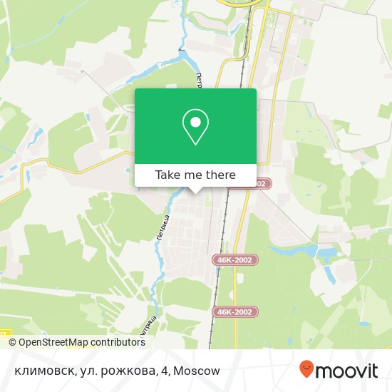 климовск, ул. рожкова, 4 map