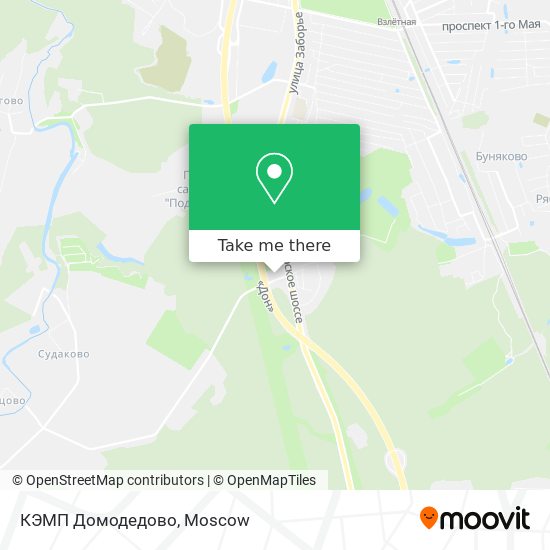 КЭМП Домодедово map