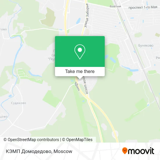 КЭМП Домодедово map