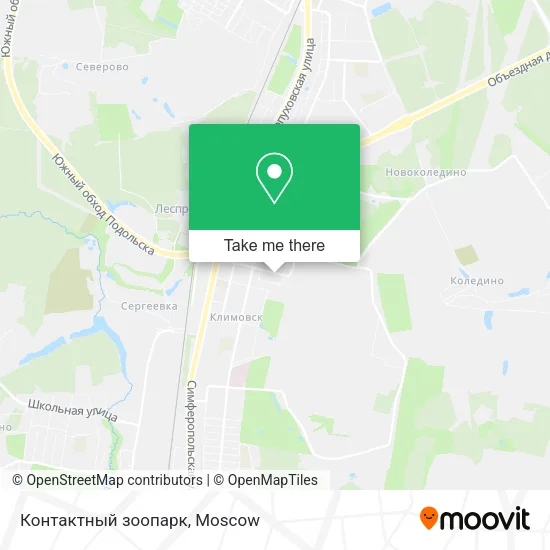 Контактный зоопарк map