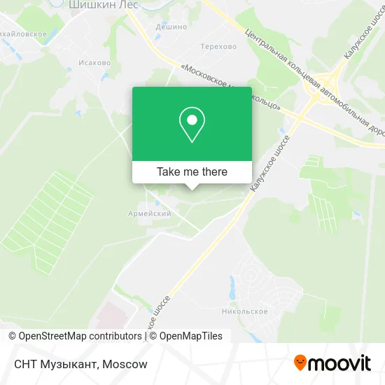 СНТ Музыкант map