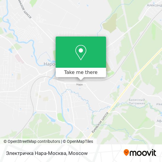 Электричка наро фоминск москва