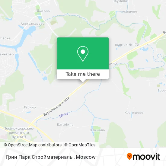 Грин Парк Стройматериалы map