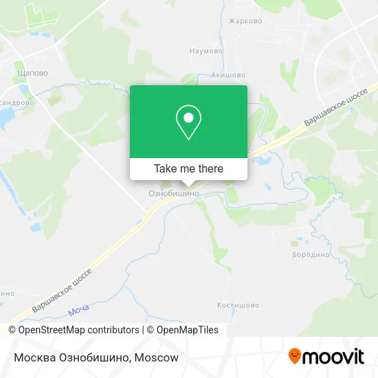 Москва Ознобишино map