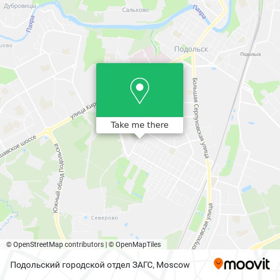 Подольский городской отдел ЗАГС map