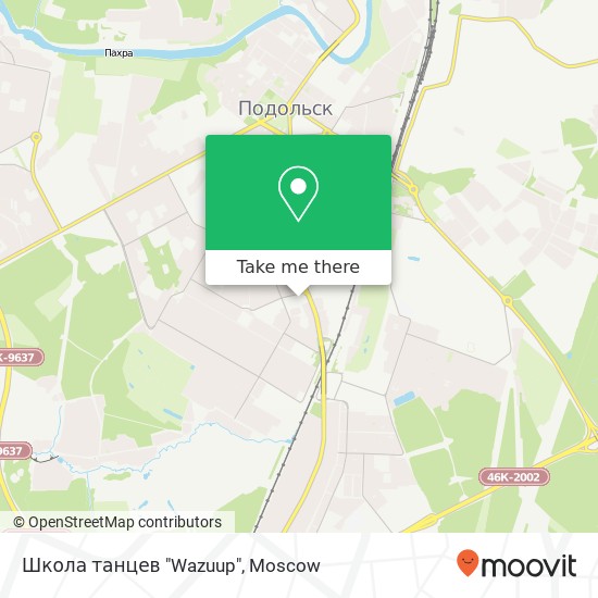 Школа танцев "Wazuup" map