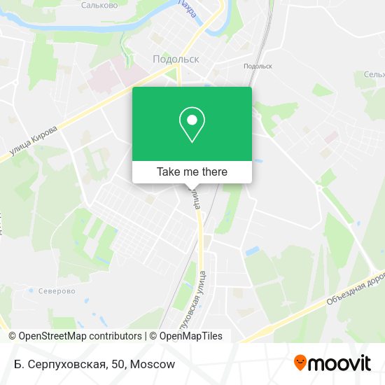 Б. Серпуховская, 50 map