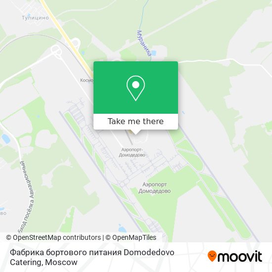 Фабрика бортового питания Domodedovo Catering map