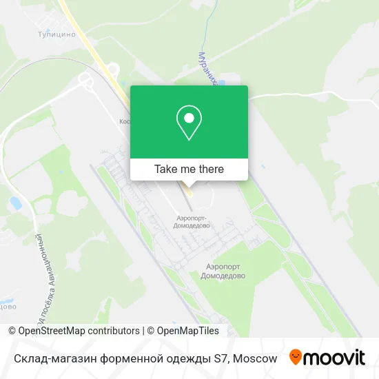 Склад-магазин форменной одежды S7 map
