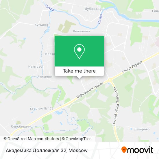 Академика Доллежаля 32 map