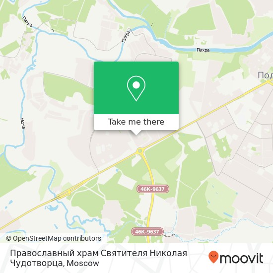 Православный храм Святителя Николая Чудотворца map