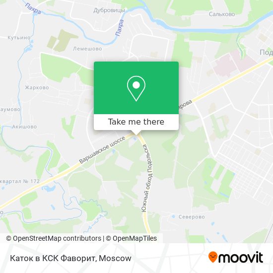 Каток в КСК Фаворит map
