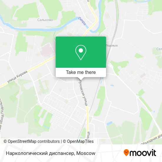 Наркологический диспансер map