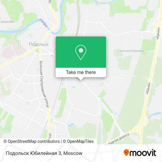 Подольск Юбилейная 3 map