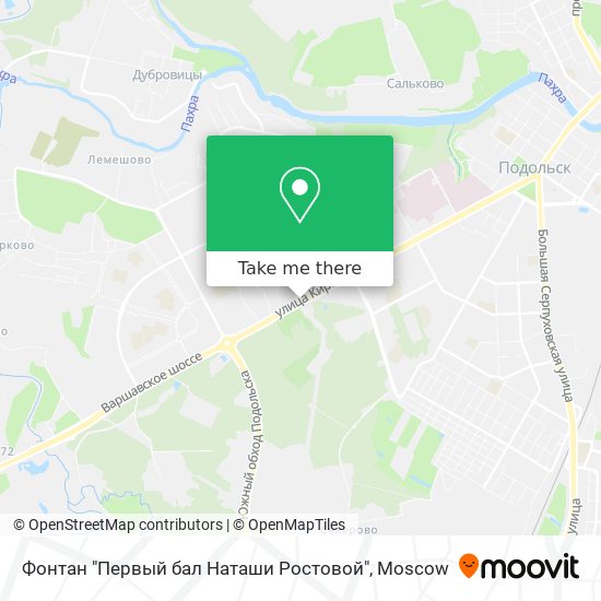 Фонтан "Первый бал Наташи Ростовой" map