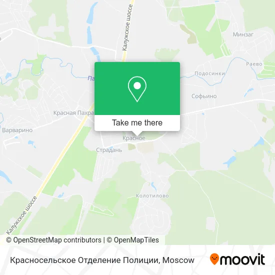 Красносельское Отделение Полиции map