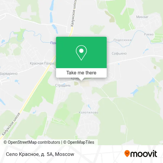 Село Красное, д. 5А map