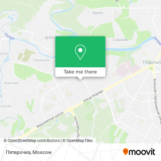 Пятерочка map