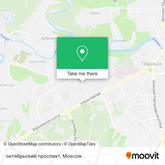 октябрьский проспект map