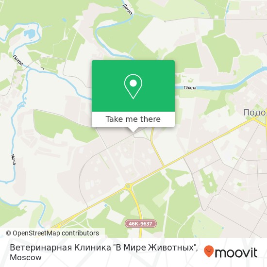 Ветеринарная Клиника "В Мире Животных" map