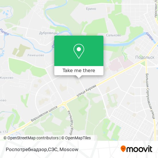 Роспотребнадзор,СЭС map