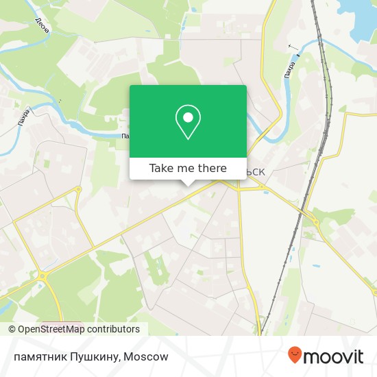 памятник Пушкину map