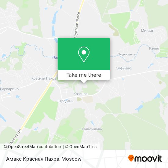 Амакс Красная Пахра map